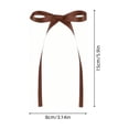 thumbnail image 3 of STPToys 12 Pack Christmas Ribbon Bow Ornaments Coffee Pre Tied Bows With Long Tails For Xmas Tree Garland Wreath Staircase Holiday Home Decor, 3 of 6