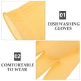 thumbnail image 6 of Dishwashing Gloves 2 Pcs Decorative Housework Cleaning CAR Household Rubber Winter Mittens Emulsion, 6 of 6