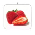 thumbnail image 2 of Iauyy Dish Drying Mat for Kitchen Counter, Super Absorbent & Hanging 16x18 / 18x24 Inch (S/M) Strawberry Product Image, 2 of 8