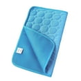 thumbnail image 2 of Self Cooling Mat for Dog Cooling Pad Summer Pet Bed for Dogs Cats Kennel Pad Breathable Pet Self Cooling Blanket Dog Crate Sleep Mat Machine Washable (16x12 in,Blue), 2 of 2