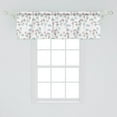 thumbnail image 2 of Ambesonne Cartoon Window Valance, Cloud Balloon Unicorn Party, 54" X 18", Pale Pink Pale Blue, 2 of 3