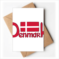 thumbnail image 1 of Demark National Flag Red Pattern Greeting Cards You are Invited Invitations, 1 of 3