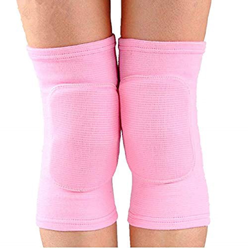 Small, 4-7 Years 2 Pairs Kids Knee Pad Anti-Slip Padded Sponge Knee Brace Breathable Flexible Elastic Knee Support for Football Volleyball Dance Skating Basketball Sports 