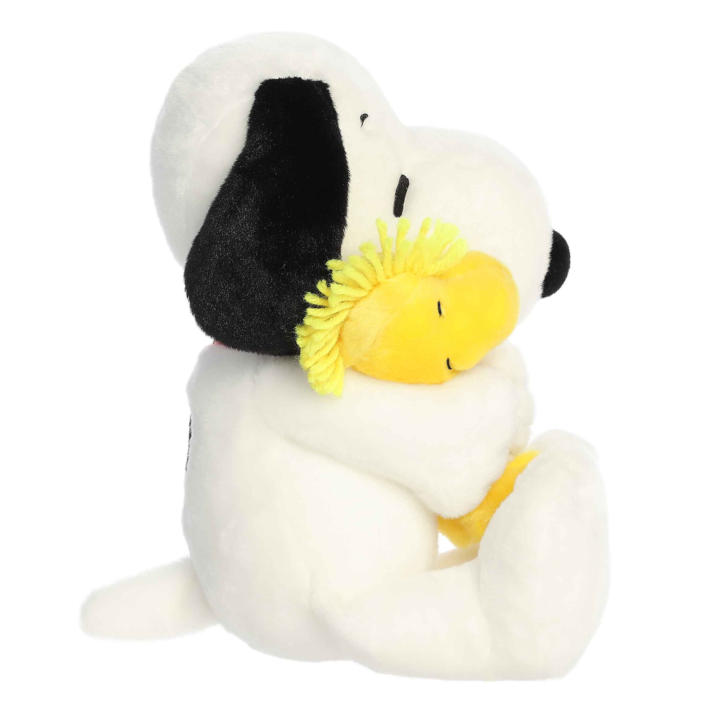 Aurora - Medium White Peanuts - 13" Big Hugs Snoopy & Woodstock - Adorable Stuffed Animal