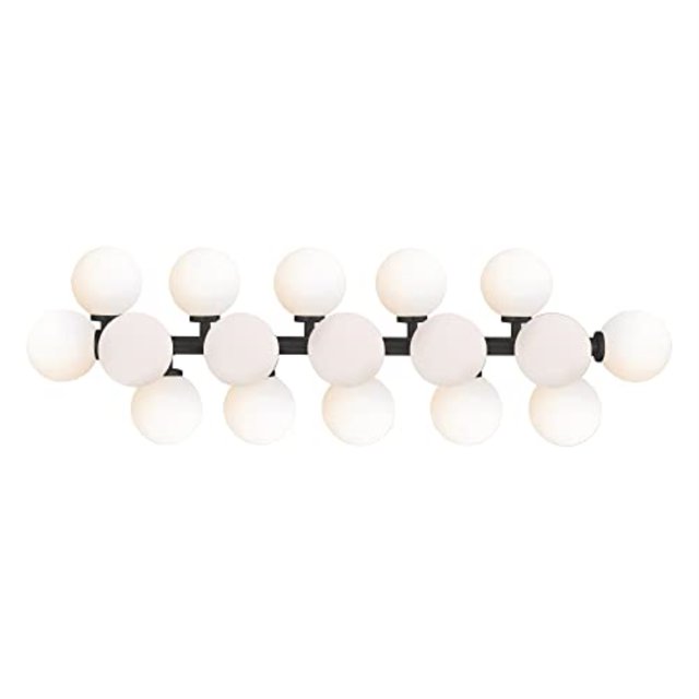 CWI Lighting Arya 17 Light Wall Sconce Black Finish Indoor LED G9