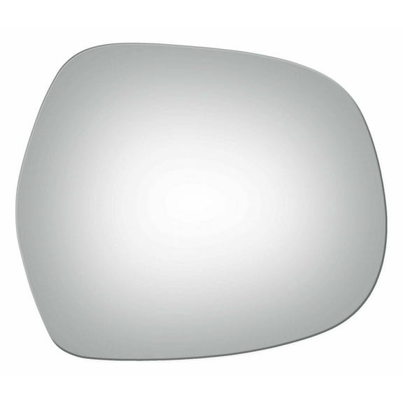 Convex Passenger Side Replacement Mirror Glass for 2003-2009 Toyota 4Runner W/O Baking Plate