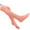 Orange, variant on Kids Baby Little Girl's Knee High Socks Vertical Stripes over Calf Socks 3-12Y Girls Candy Color Thigh High Socks
