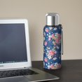 thumbnail image 5 of 20 Oz Pioneer Flower Coffee Tumbler Double Wall Insulated Stainless Steel Water Bottle | Metal Reusable Thermoses Flask with Cup Cap | Leak & Sweat Proof with Anti-Dust Lid, 5 of 7