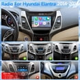 thumbnail image 2 of Radio estéreo para coche Leadfan 4G 64G con Carplay inalámbrico Hyundai Elantra 2014-2016, 2 of 8