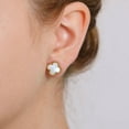thumbnail image 7 of BLUEW Four Leaf Lucky Clover Jewelry Set, Pendant Necklace, Earrings, Bracelet for Women, 18K Gold Plated Stainless Titanium Steel, Mother-of-Pearl, 7 of 7