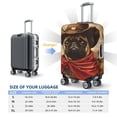 thumbnail image 4 of Fotbe Western French Bulldog Cowboy Funda Protectora para Equipaje, Antirrayones y Resistente a la Suciedad, Compatible con Maletas de 18 a 32 Pulgadas-Large, 4 of 7