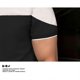 thumbnail image 5 of Camisetas de Manga Corta de los Hombres Casual Color Sólido Muesca Solapa Botón Arriba, Camiseta Transpirable para el Verano, 5 of 7