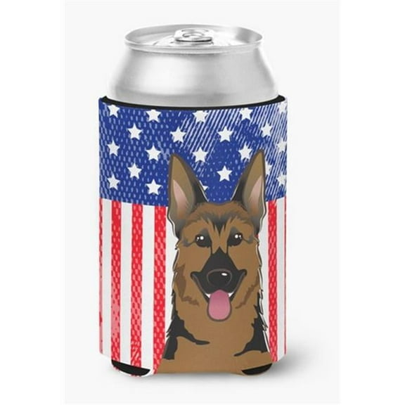 American Flag & German Shepherd Can or Bottle Hugger