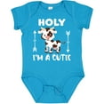 thumbnail image 3 of Inktastic I'm a Cutie White and Brown Holstein Cow with Arrows Boys or Girls Baby Bodysuit, 3 of 5