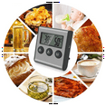 thumbnail image 2 of Kitchen Digital Thermometer BBQ Oven Meat Grill Function Heat Meter Home Baking Household Cooking Temp, 2 of 7