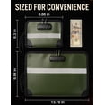 thumbnail image 3 of Fireproof Document Bag with Lock and Zipper &acirc; Water-Resistant Money Pouch with Reflective Strip, Wide Opening, Large Capacity (1.57" x 13.78" x, 3 of 8