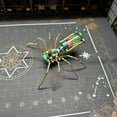 thumbnail image 2 of 3D Metal Steampunk Insect Model Kit, DIY Laser Cut Assembly Creative Desk Decor, Collectible Mechanical Toy Gift for Adults, 2 of 9