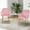 Pink, variant on Modern Living Dining Room Accent Arm Chairs Set of 2, Velvet Upholstered Leisure Chair with Golden Legs, Blue