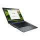 Acer 14" CP5-471-35T4 Chromebook 14 for Work - Intel Core i3 - 6100U - Chrome OS - HD Graphiques 520 - 4 GB Bélier - 32 GB Emmemc - 1366 x 768 (HD) - Wi-Fi 5 - Noir, Argent - kbd: Nous – image 4 sur 6
