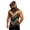 Brown, variant on Camouflage Sleeveless Hoodie For Men, Muscle Fit Pullover Tank with Kangaroo Pocket - Quick-Dry Workout Vest for Gym & Bodybuilding Blue L