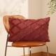 thumbnail image 5 of Funda de almohada geométrica para cojín, funda para respaldo de sofá, estilo escandinavo a rayas largas y esponjosas, decoración invernal para el hogar, material de terciopelo, diseño, 5 of 8
