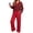 B Red Black Stripe, variant on Two Piece Outfits Sets for Women Casual Color Block Striped Sweatsuits Long Sleeve Henley Shirts Wide Leg Pants Tracksuits Matching Sets with Pockets