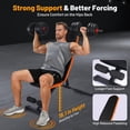 thumbnail image 1 of EDTara Foldable Adjustable Workout Bench, Multiple Angle Weight Bench With Heavy Duty Steel Frame, High Density Padding, Ideal for Full Body Strength Training At Home, 1 of 9