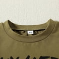 thumbnail image 3 of Gibobby Blusas De Manga Larga Para Niños Camiseta de manga corta con estampado de para niños y niñas de verano, Tops, ropa(Verdinegro, 3-4 Años), 3 of 5
