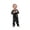 Baby, variant on Yuaguia Family Christmas Matching Pajamas Set, Wish You a Merry Christmas Tree Letter Print Long Sleeve Tops and Black Snowflake Print Pants, Holiday Sleepwear, Baby 9 Months
