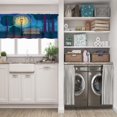 thumbnail image 5 of LALILO Kitchen Curtain Valance Summer Night Park Park With Rod Pocket Window Curtain 52"x 18" Set of 2, 5 of 5