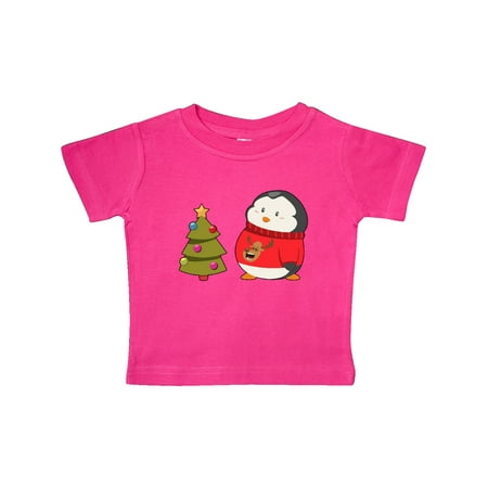 

Inktastic Penguin Ugly Christmas Sweater Gift Baby Boy or Baby Girl T-Shirt