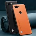 thumbnail image 2 of Étui en Cuir PU de Luxe pour OnePlus 5 5T Étui Arrière en Silicone Mat Antichoc Protection Étui de Téléphone pour OnePlus 5T 5 OnePlus5 T Rouge pour OnePlus 5, 2 of 6