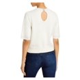 thumbnail image 2 of Joie Pull Côtelé Brodé Col Rond pour Femmes Blanc S, 2 of 2