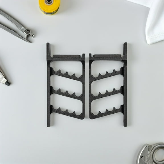 MLINS 2 Pcs Wall-mounted Stand 13.00X6.00X2.00CM Black