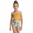 thumbnail image 1 of OUSITAID Girl‘s Bikini Set Crop Flounce Two Piece Swimsuits Kids Haler Bathing Suits, 1 of 11