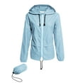 thumbnail image 6 of Avoogue Raincoat Women Lightweight Waterproof Rain Jackets Packable Outdoor Hooded Windbreaker, 6 of 10