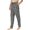 Plaid Noir Gris, variante sur LANBAOSI Pantalon de Pyjama en Flanelle pour Homme Coton Super Doux Tissé Pantalon de Pyjama à Carreaux pour Homme Pantalon de Sommeil Taille Élastique Bas de Détente Taille Medium