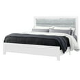 thumbnail image 2 of Miekor Furniture Omoda White Twin Bed With Led 66362, 2 of 5