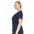thumbnail image 2 of HEAL+WEAR Women’s Crossover Zip Front Scrub Top 4-Way Stretch Multi-Pocket Medical Workwear, 2 of 4