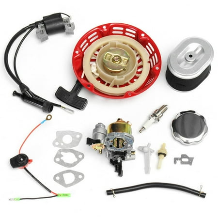 - Tune Up Kit For HONDA GX160 5.5HP & fuelfilter GX200 6.5HP Carburetor Recoil Ignition Coil Spark Plug Air Filter Gas Cap
