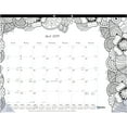 thumbnail image 5 of Rediform REDC2917311 Botanica Design Julian Type Monthly Doodle Desk Pad, White, 5 of 5