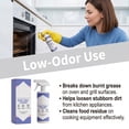 thumbnail image 6 of Oven & Grill Cleaner Spray 400ml – Powerful Foaming Degreaser for BBQ Grates, Stove Tops, Range Hoods, Removes Burnt-On Grease, Carbon & Baked-On Food, Kitchen Multi-Surface Cleaner, 6 of 9