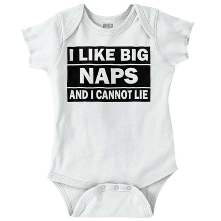 

Brisco Brands I Like Big Naps And I Cannot Lie Unisex Baby Bodysuits