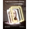 thumbnail image 4 of Espejo de maquillaje Gospire Travel con luces de aumento de 10 veces, color rosa, 4 of 7
