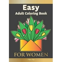 Pippa Page: Easy Adult Coloring Book for Women, Book 1 (Large Print)