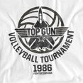 thumbnail image 2 of Top Gun Volleyball Unisex Adult Canvas Brand T Shirt, White, X-Large, 2 of 4