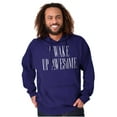 thumbnail image 5 of Wake Up Awesome Confident Positive Hoodie Sweatshirt Women Men Brisco Brands S, 5 of 5