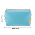 thumbnail image 2 of Unique Bargains Portable Cosmetic Travel Bag Waterproof Pouch Case Make Up Organizer Toiletry Bag for Women Blue, 2 of 7