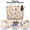 thumbnail image 2 of Tote Bag for Women - French Bulldog Dog Shoulder Bag - Large Utility Work Duffle Bag with Zipper Handbag for Travel, Work, Sprots, 2 of 5