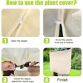 thumbnail image 3 of Cubierta De Invierno Para Plantas, Protección De Invierno Para Plantas, Cubierta De Invierno No Tejida, Protección Contra Heladas Para Plantas En Macetas Y Rosas (240 * 200 Cm) (hy, 3 of 5